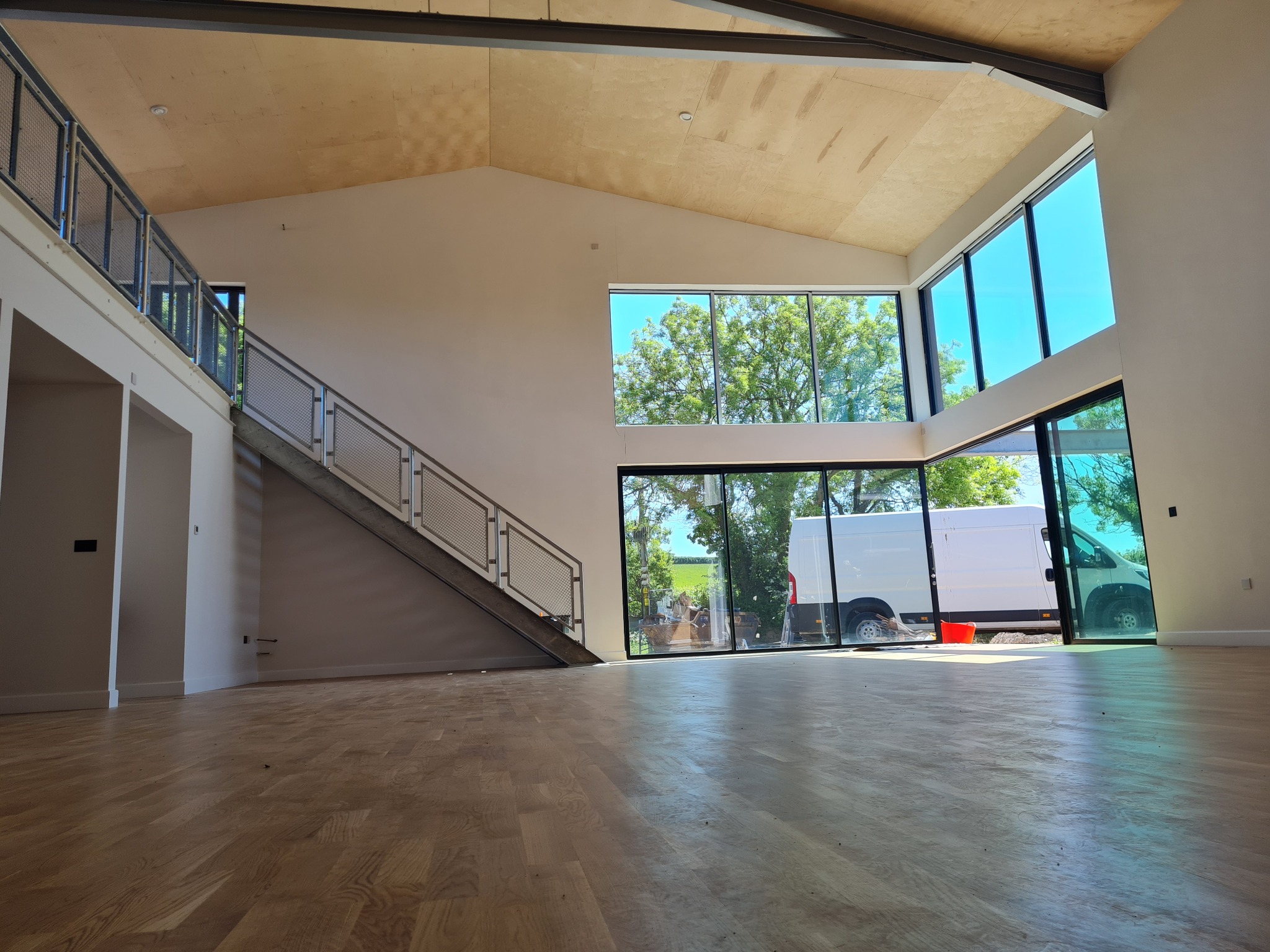 Double-height contemporary interior